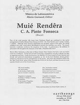 Muie Rendera SATB choral sheet music cover